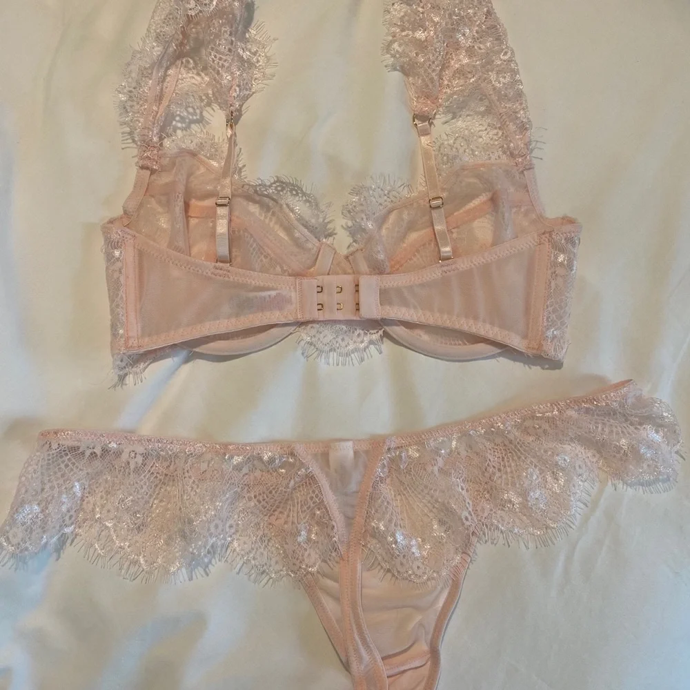 NWOT BlueBella Light Pink Lingerie Set